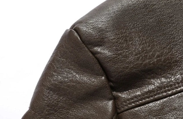 Men’s Leather Overcoat MV1255