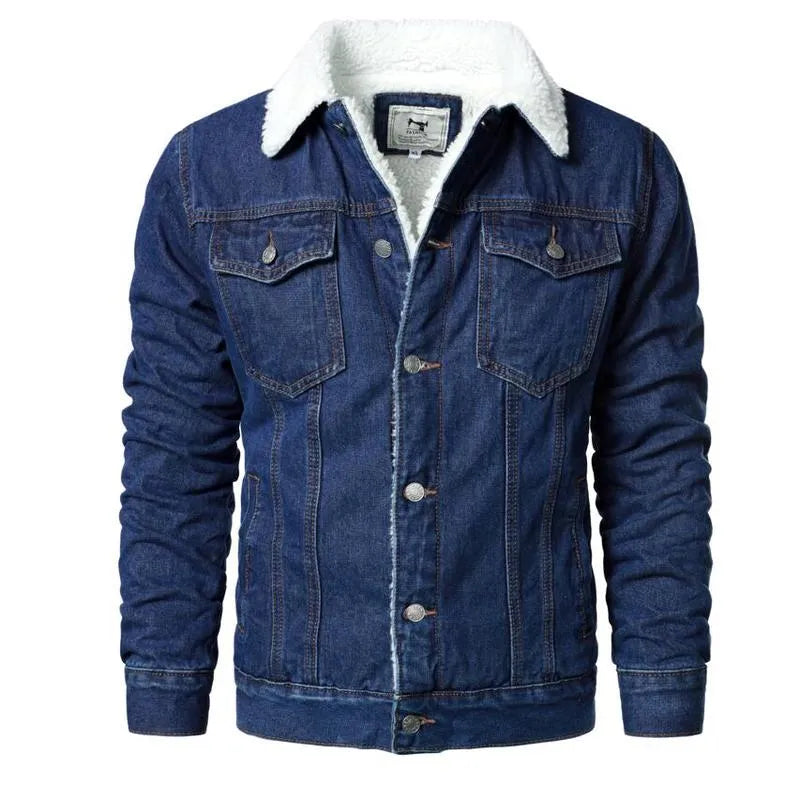 Men’s Wool-Lined Denim Jacket MV1145