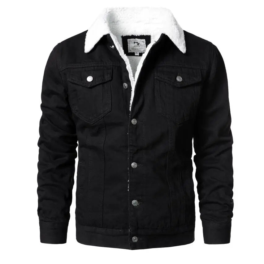 Men’s Wool-Lined Denim Jacket MV1145