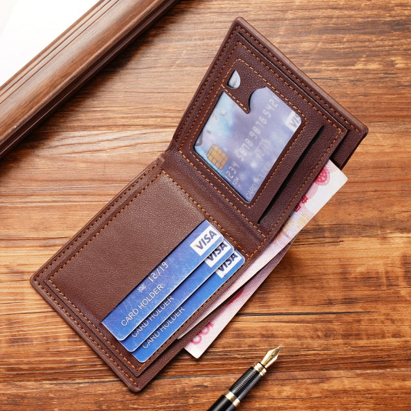 Men’s CompactFold® PU Leather Wallet