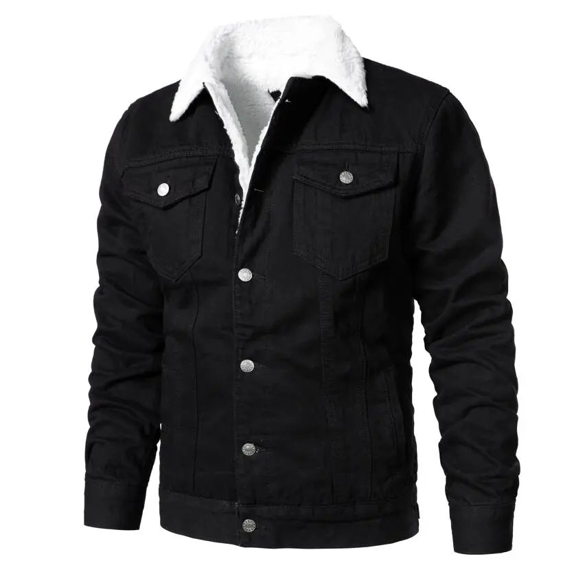 Men’s Wool-Lined Denim Jacket MV1145