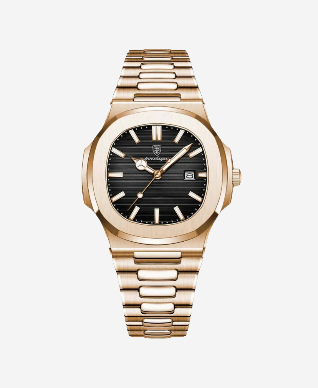 Calvaro Gold Luminous Quartz Watch