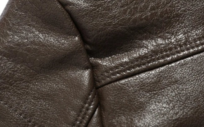 Men’s Leather Overcoat MV1255