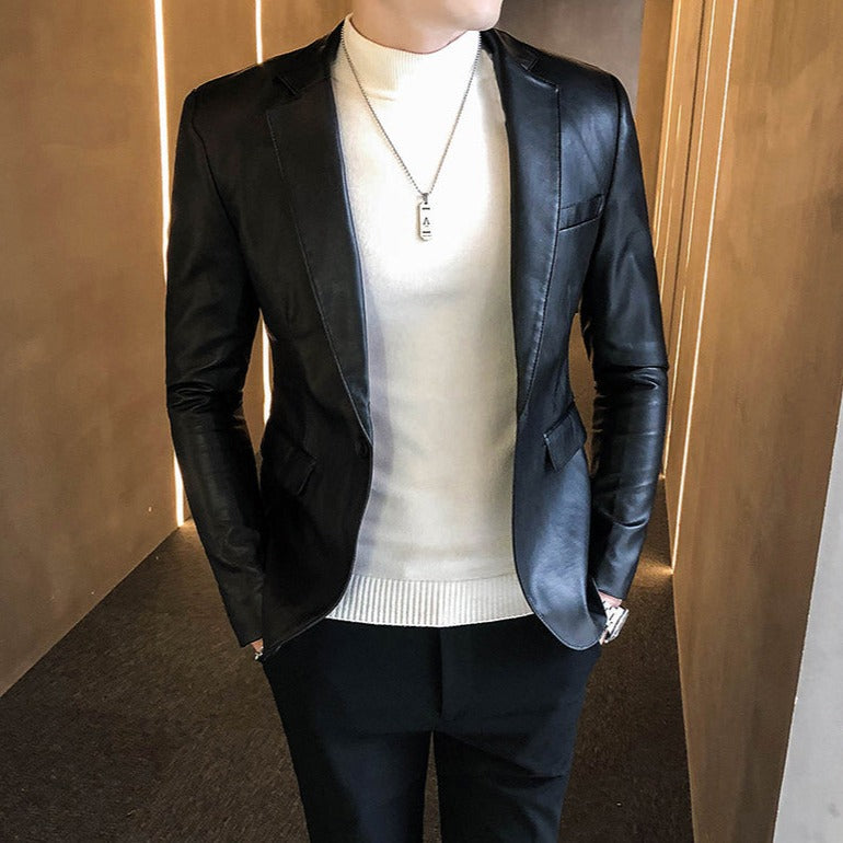 Men’s Leather Blazer MV1104