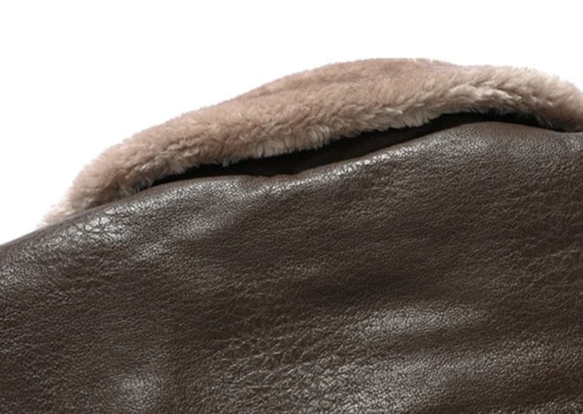 Men’s Leather Overcoat MV1255