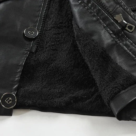 Men’s Long Leather Jacket MV1100