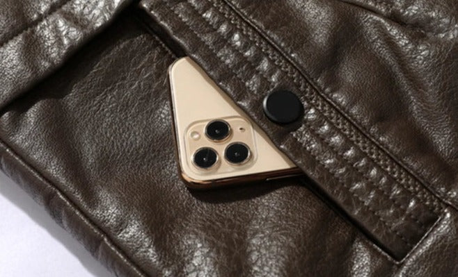 Men’s Leather Overcoat MV1255