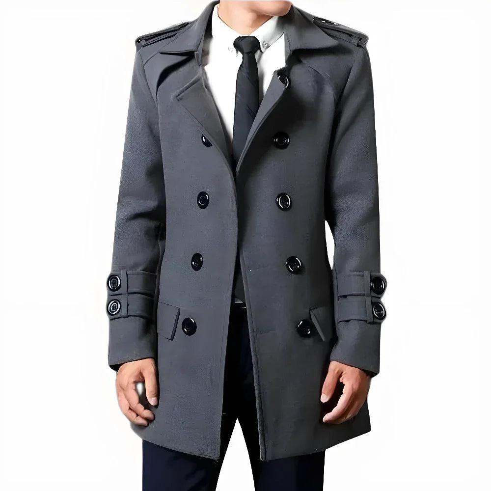 Men’s Double-Breasted Coat MV1249