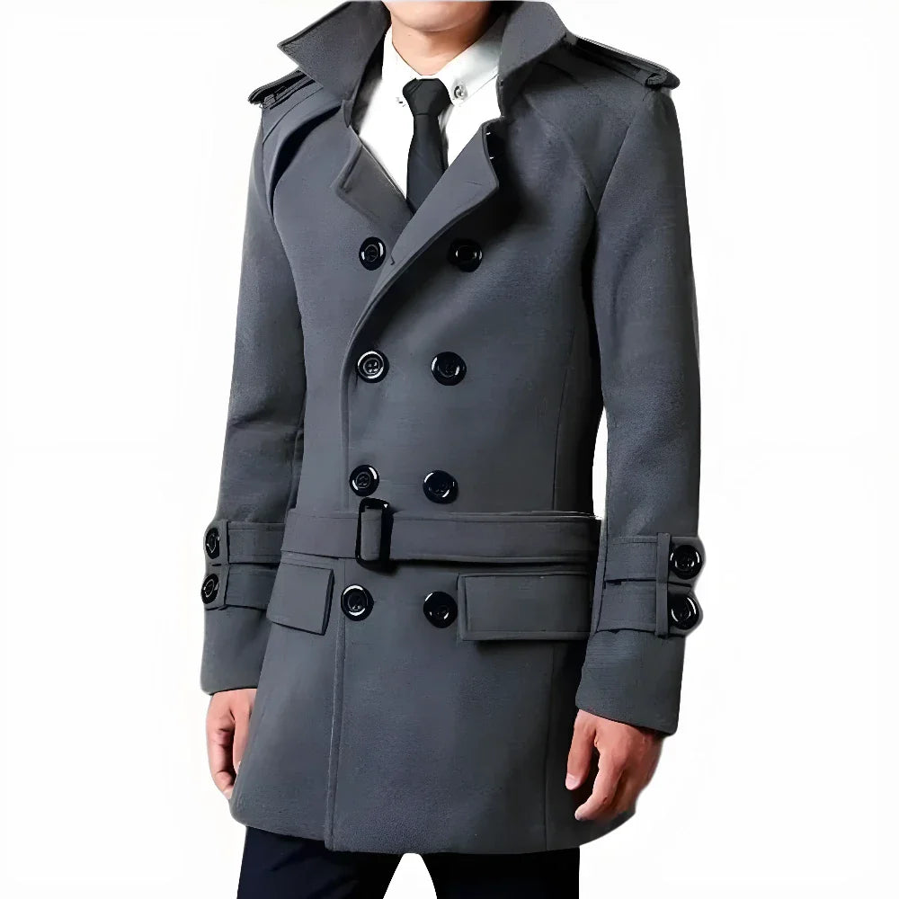 Men’s Double-Breasted Coat MV1249