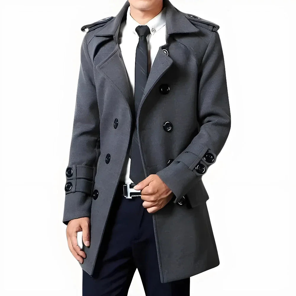 Men’s Double-Breasted Coat MV1249