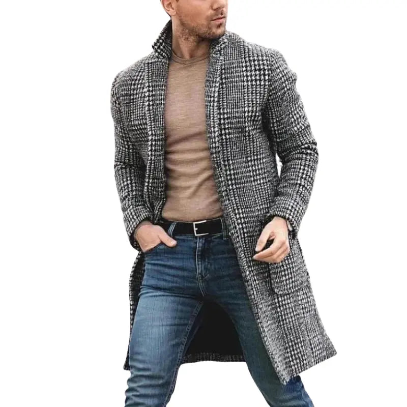 Men’s Checked Overcoat MV1275