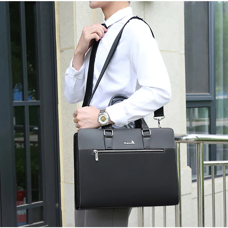 Men’s Premium Leather Executive Briefcase MV1104