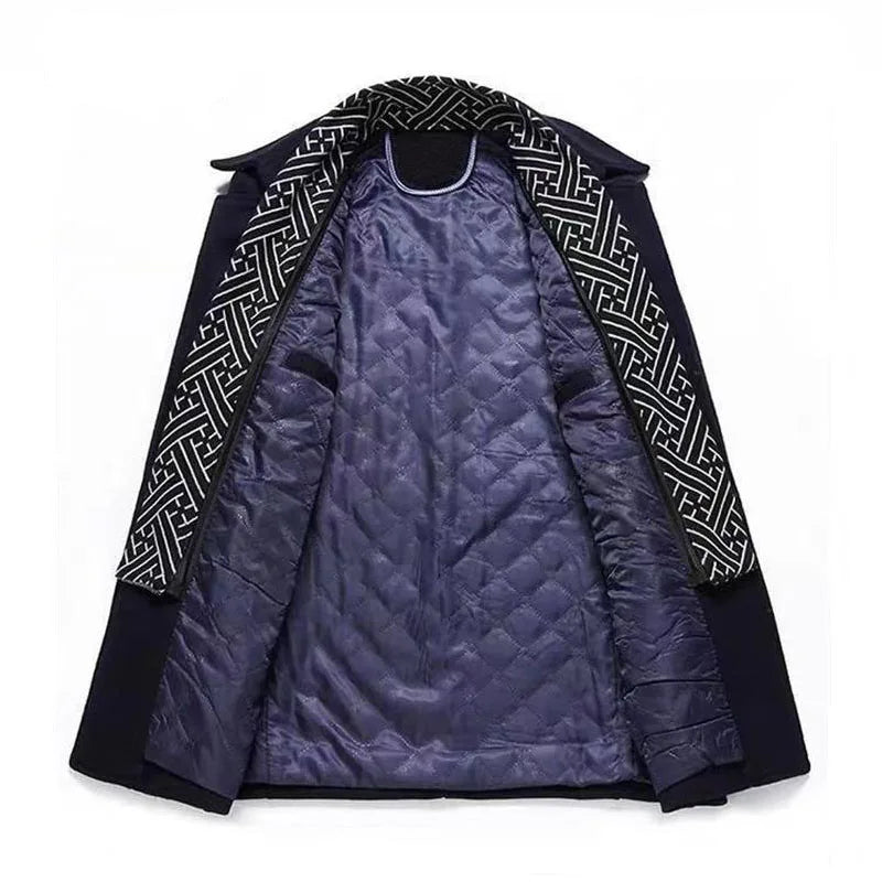 Men’s Long Designer Coat MV1136