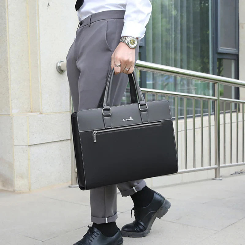 Men’s Premium Leather Executive Briefcase MV1104