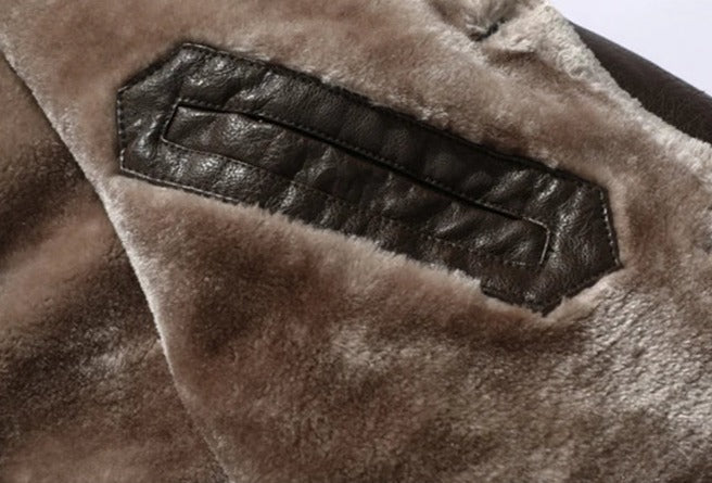 Men’s Leather Overcoat MV1255