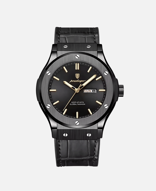 Calvaro Leather Quartz Waterproof