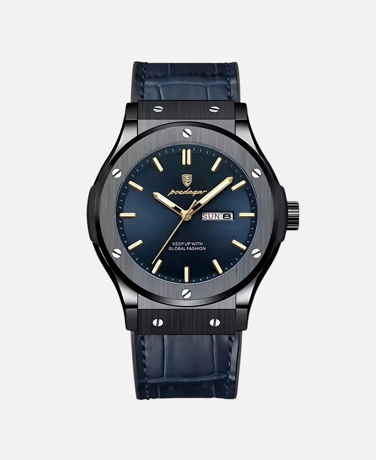 Calvaro Leather Quartz Waterproof