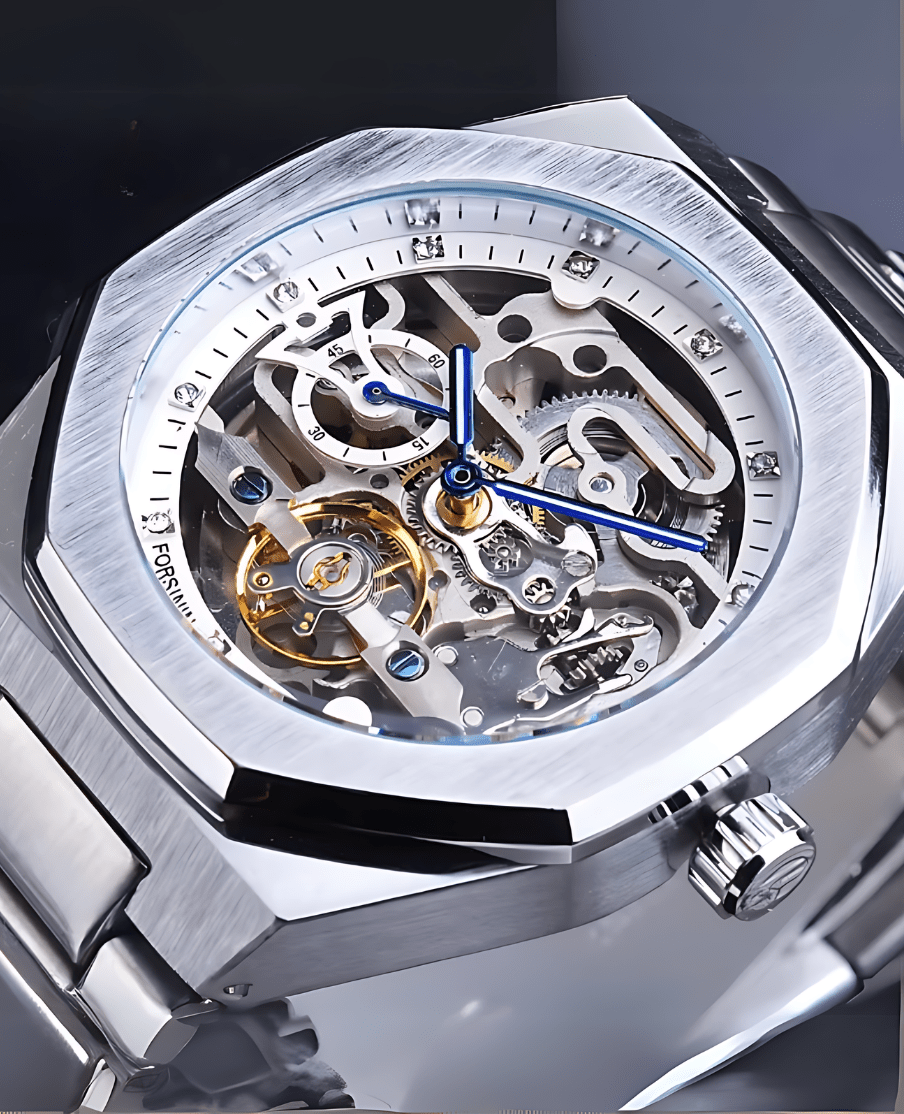 Calvaro Skeleton Mechanical Quartz Watch